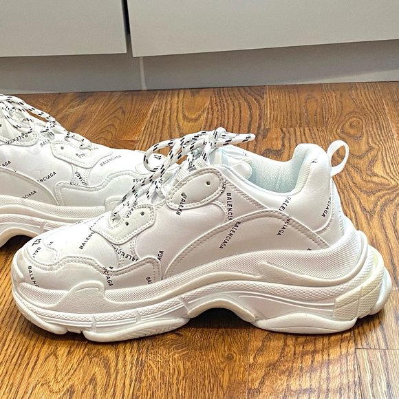 Balenciaga Triple S faux-leather Sneakers - Farfetch